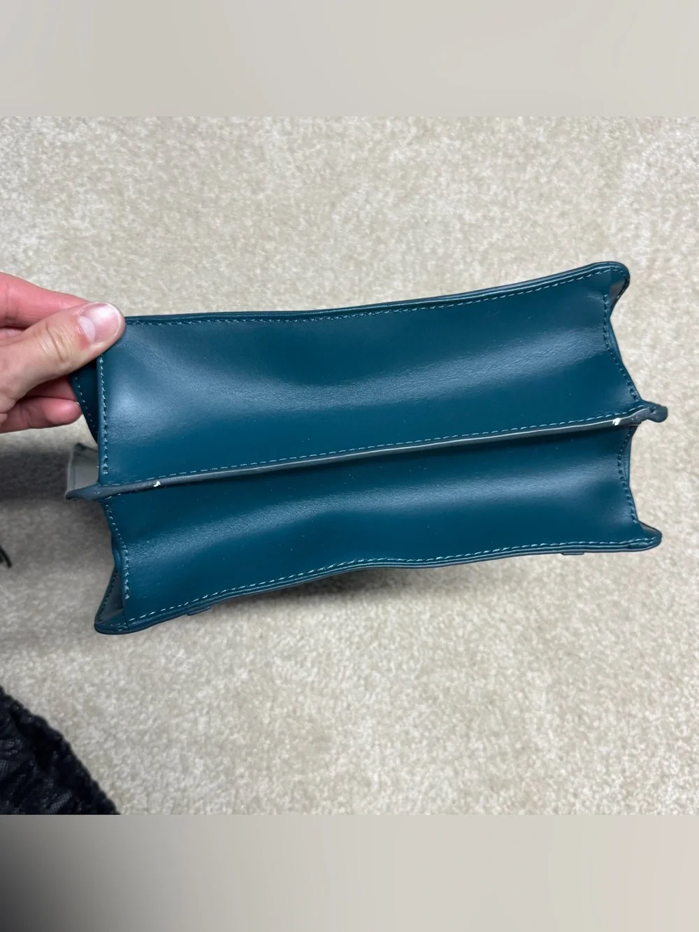NEW Aimee Kestenberg Phoenix Blue Green Leather Crossbody Shoulder Bag Purse